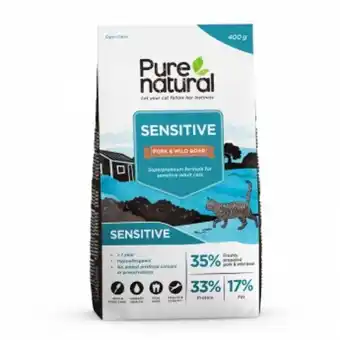 Arken Zoo Purenatural cat adult sensitive pork & wild boar erbjuda
