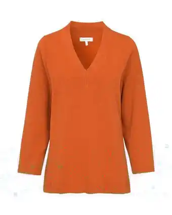 Nordiska Kompaniet Stickad tröja linnéa orange erbjuda
