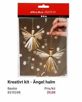 Kreativt kit- Ängel halm