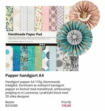 Office Depot Papper Handgjort A4 erbjuda