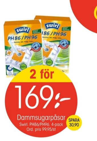 EKO Swirl dammsugarpåsar erbjuda