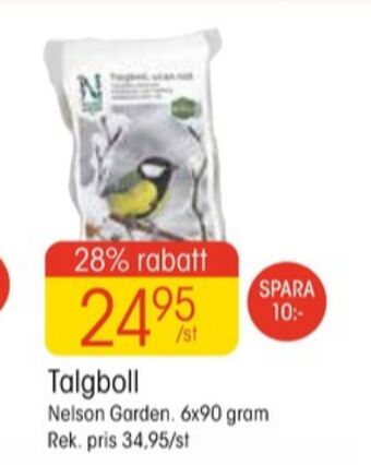 EKO Nelson garden talgbollar erbjuda