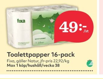Hemköp Fixa toalettpapper erbjuda