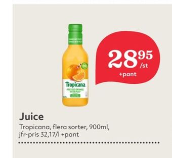 Hemköp Tropicana juice erbjuda