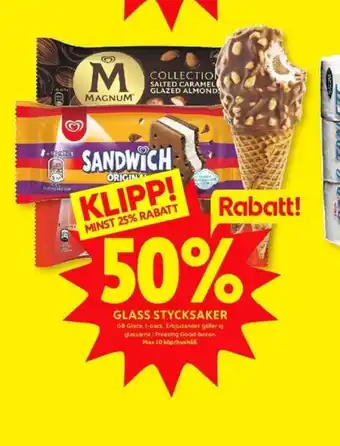 ICA Kvantum Gb glace erbjuda