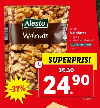 Lidl Valnötter erbjuda