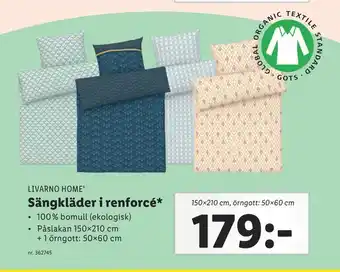 Lidl Sängkläder i renforcé erbjuda