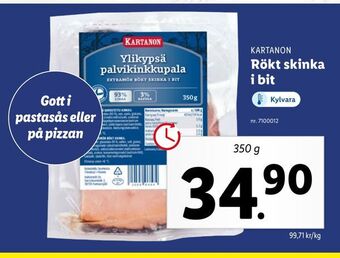 Lidl Rökt skinka i bit erbjuda