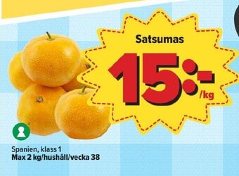 Östenssons Satsumas erbjuda