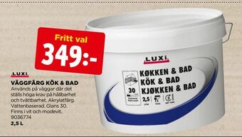 Jem&Fix Väggfärg kök & bad erbjuda