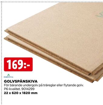 Jem&Fix Golvspånskiva erbjuda