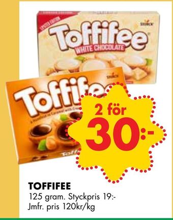 ÖoB Toffifee erbjuda