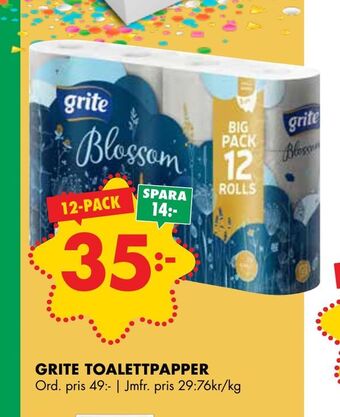 ÖoB Grite toalettpapper erbjuda