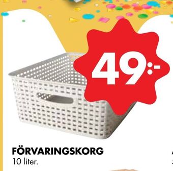 ÖoB Förvaringskorg erbjuda