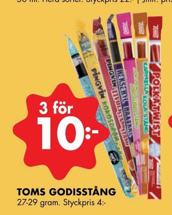 ÖoB Toms godisstång erbjuda