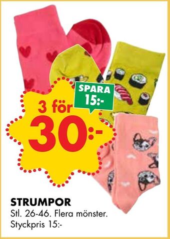 ÖoB Strumpor erbjuda