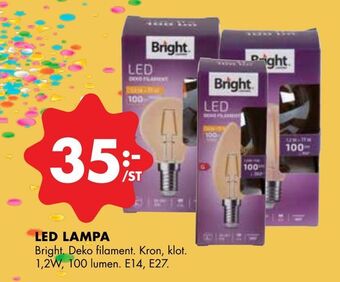 ÖoB Led lampa erbjuda