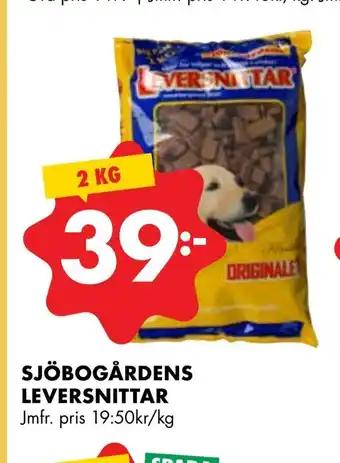 ÖoB Sjöbogårdens leversnittar erbjuda