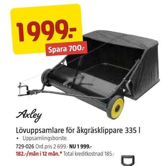 Jula Lövuppsamlare för åkgräsklippare 335 l erbjuda