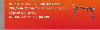 Jula Sågbord kap-/gersåg 029-007 erbjuda