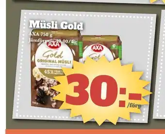 Bonum Matmarknad Müsli gold erbjuda
