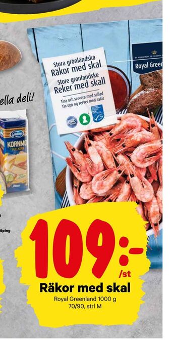 City Gross Räkor med skal erbjuda