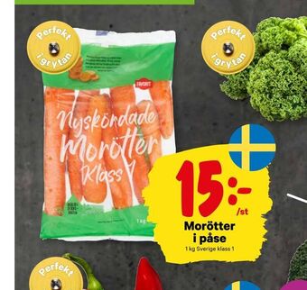 City Gross Morötter i påse erbjuda