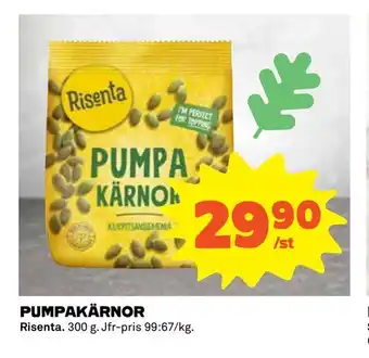 Pumpakärnor