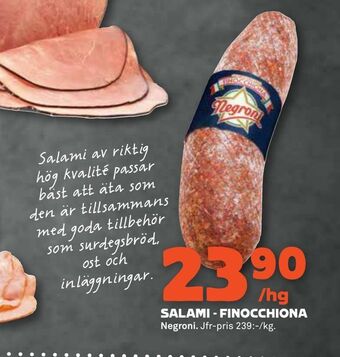 Coop Forum Salami - finocchiona erbjuda