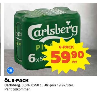 Coop Konsum Öl 6-pack erbjuda