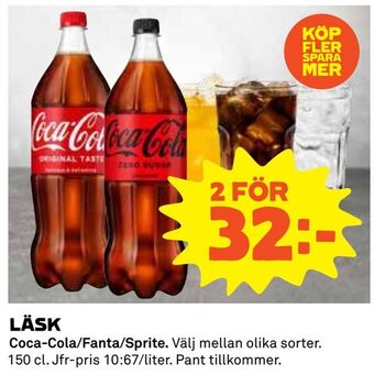 Coop Daglivs Läsk erbjuda