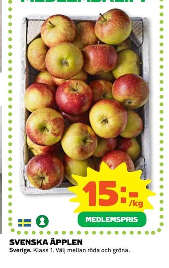 Coop Daglivs Svenska äpplen erbjuda