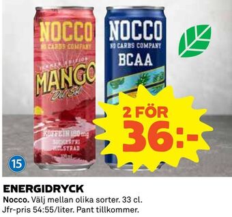 Coop Daglivs Energidryck erbjuda
