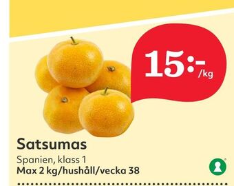Hemköp Satsumas erbjuda