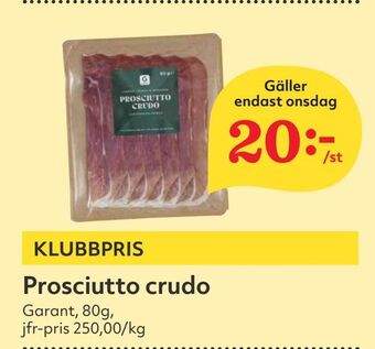 Hemköp Prosciutto crudo erbjuda