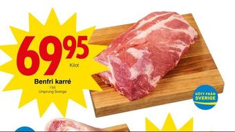 Matöppet Benfri karré erbjuda