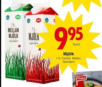 Matöppet Mjölk erbjuda