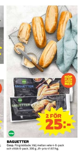 Coop Coop baguetter erbjuda