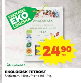 Coop Änglamark fetaost erbjuda