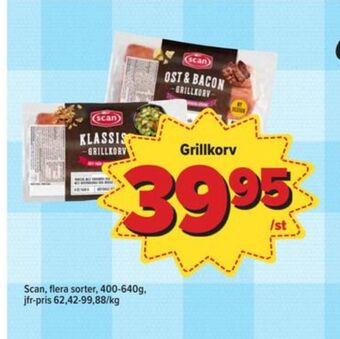 Östenssons Scan grillkorv erbjuda