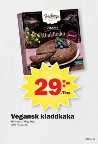 Pekås Frödinge kladdkaka erbjuda