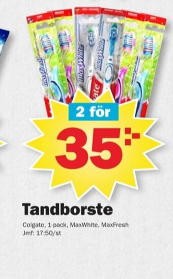 Pekås Colgate tandborste erbjuda