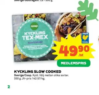 Stora Coop Coop kyckling erbjuda