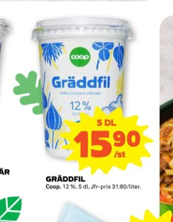 Stora Coop Coop gräddfil erbjuda