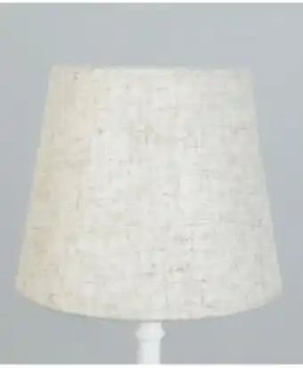 Lampskärm grovlinne beige 15cm