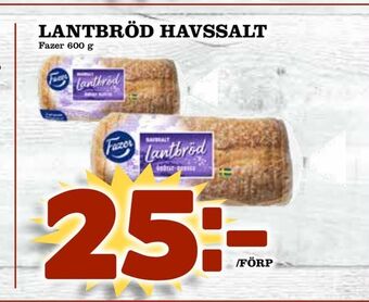 Matdax Lantbröd havssalt erbjuda