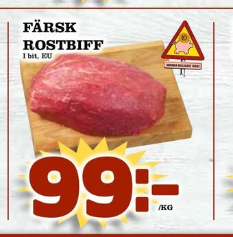 Matdax Färsk rostbiff erbjuda
