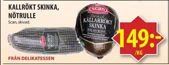 Matvärlden Tensta Kallrökt skinka, nötrulle erbjuda