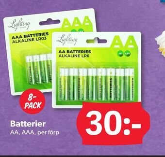 Batterier