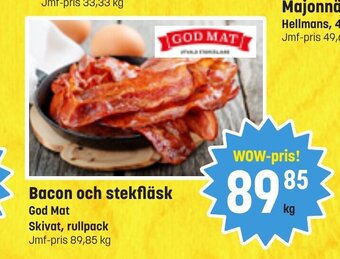 Eurocash Bacon och Stekfläsk erbjuda